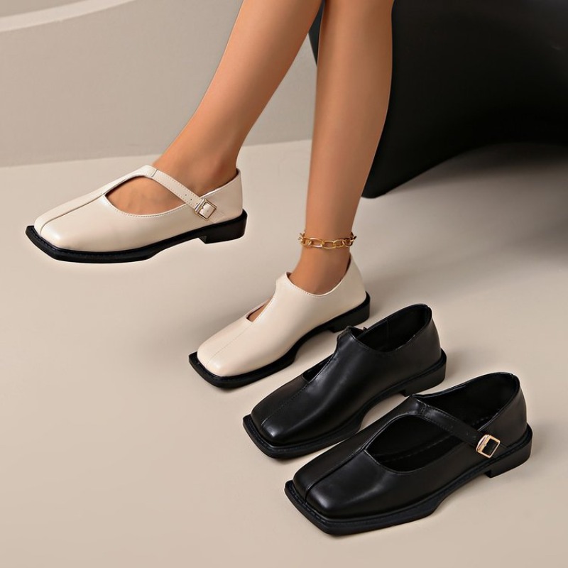 Women'S Fashion Shoes - Comemore Retro Loafer'lar kadın Sonbahar Moda