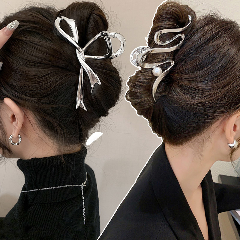 Women'S Fashion Korea - 2023 Vintage Hollow saç tokası Barrette
