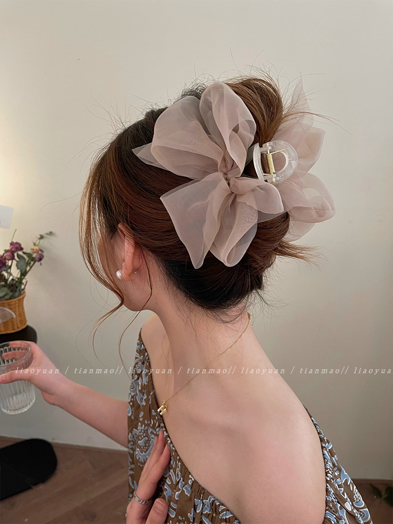 Korea Sweet Mesh Tulle Big Bow - Women'S Fashion Korea incelemesi ve fiyatı