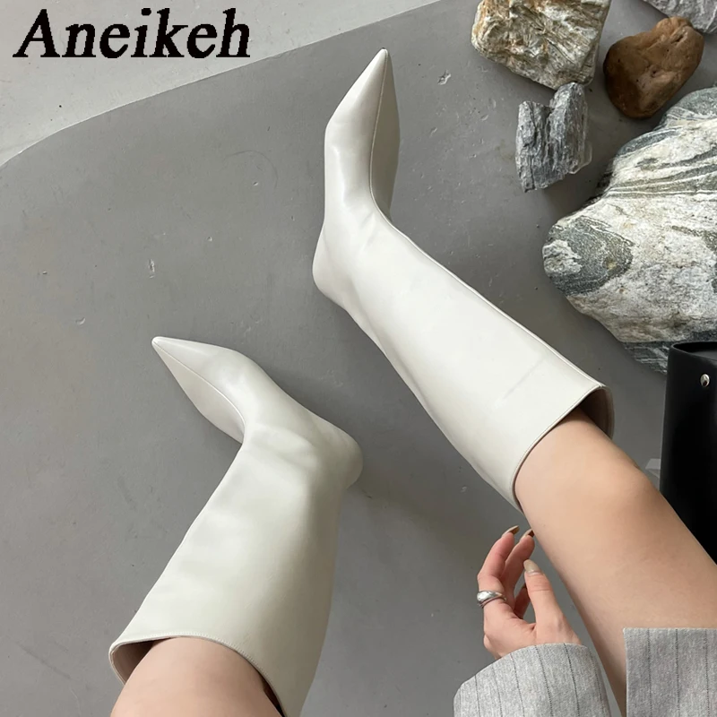 Aneikeh 2026 Moda Seksi Sivri  - Women'S Fashion Knee High Boots incelemesi ve fiyatı