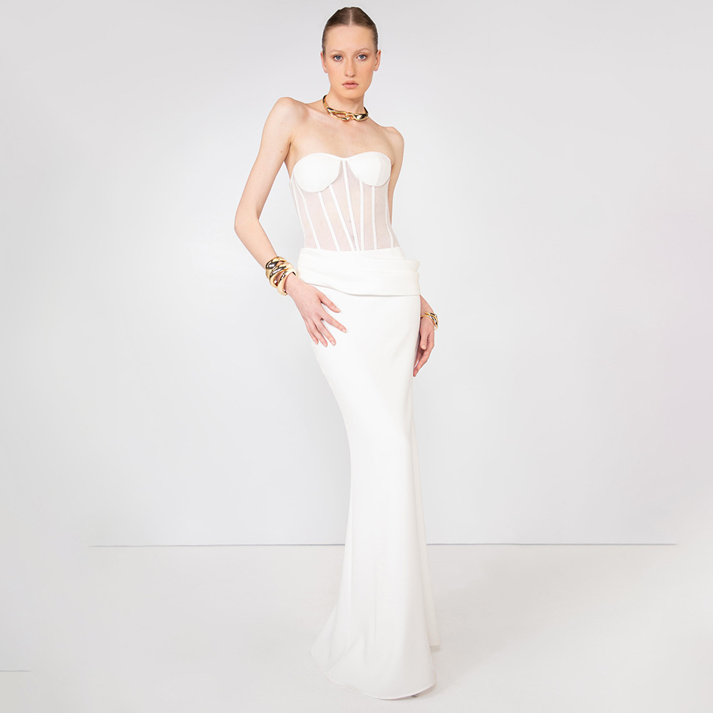 Seksi Şeffaf Balık Sırtı Abiye - Women Fashion Dress Names incelemesi ve fiyatı