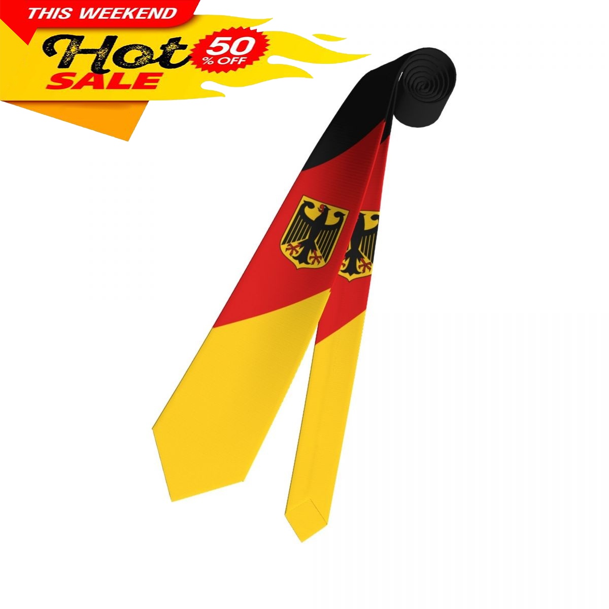 Almanya Bayrağı Kravat Amblemi - Women Fashion Necktie incelemesi ve fiyatı