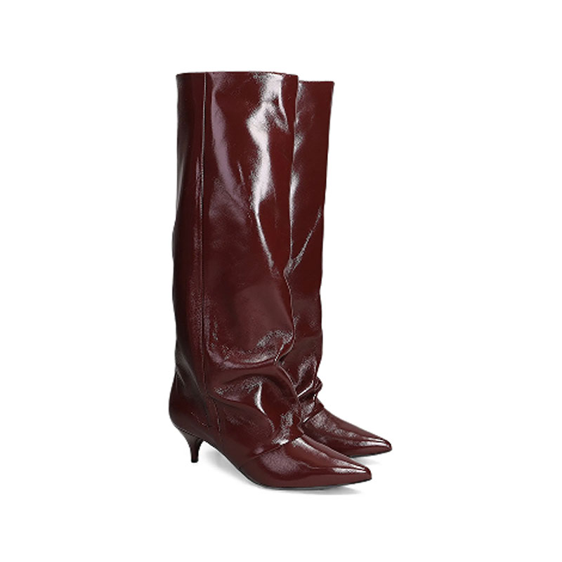 Yeni Sonbahar ve Kış Sivri Uçl - Women'S Fashion Knee High Boots incelemesi ve fiyatı